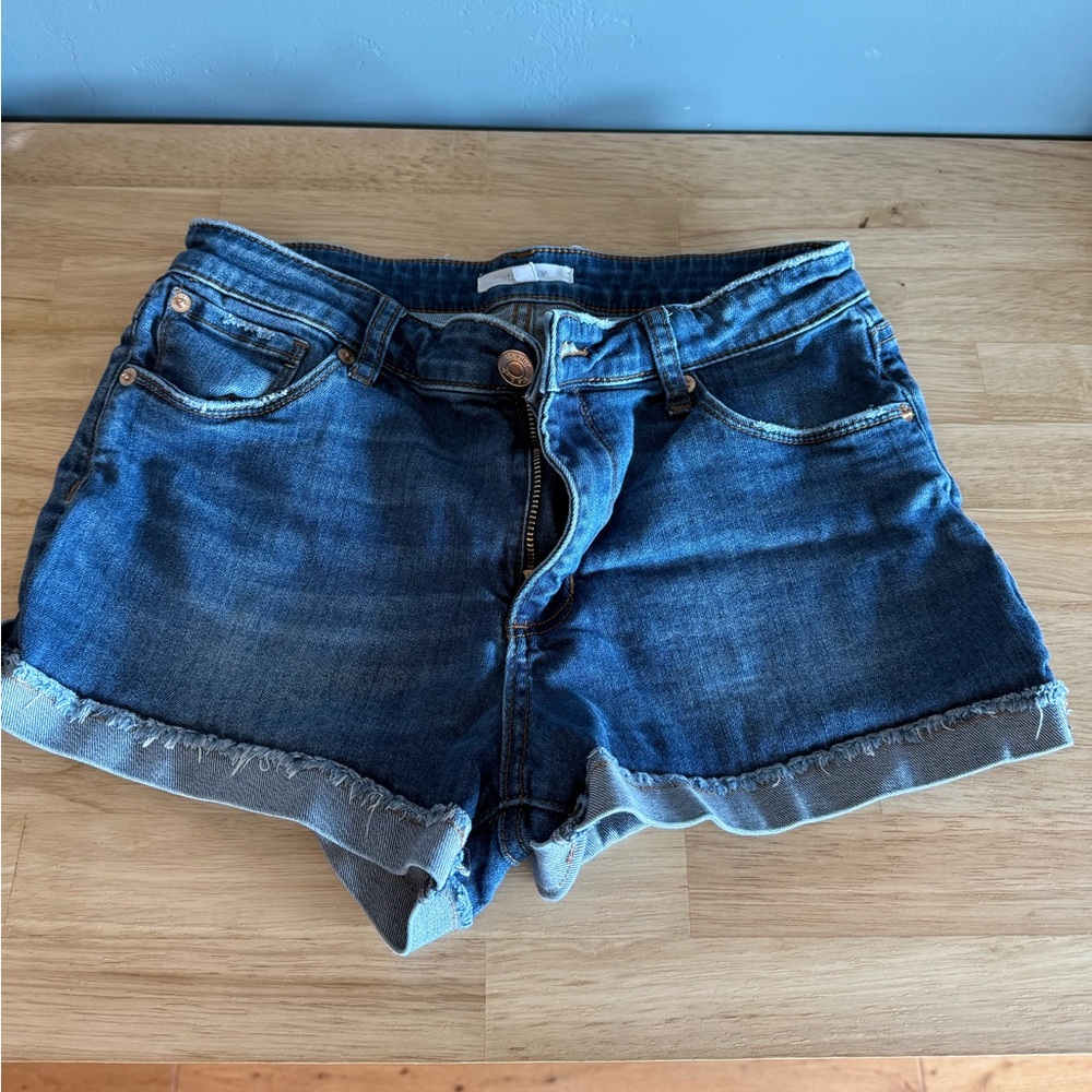 STS Blue Molly High Rise Dark Denim Shorts - Size 28